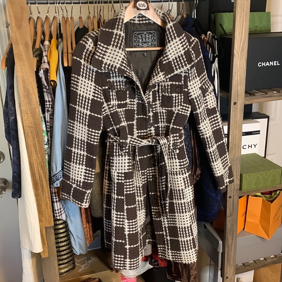 last kiss Jackets & Coats Chocolate Brown Tweed Coat Poshmark